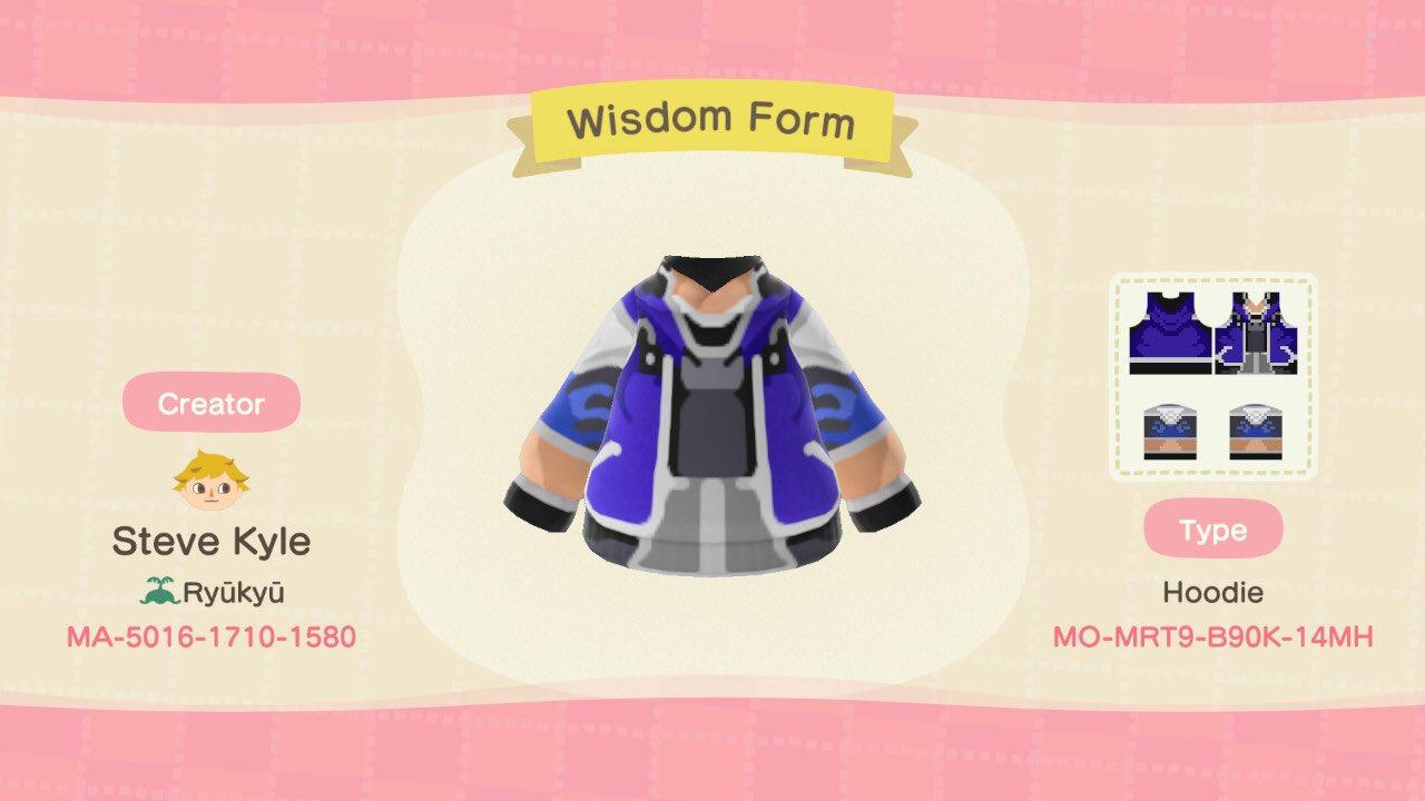 Animal Crossing Design Code: MO-MRT9-B90K-14MH Wisdom Form