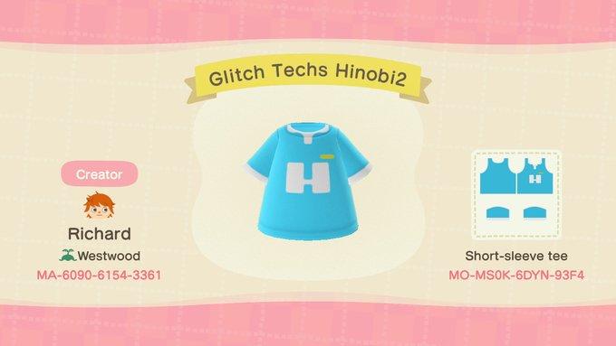 Animal Crossing Design Code: MO-MS0K-6DYN-93F4 Glitch Techs Hinobi2
