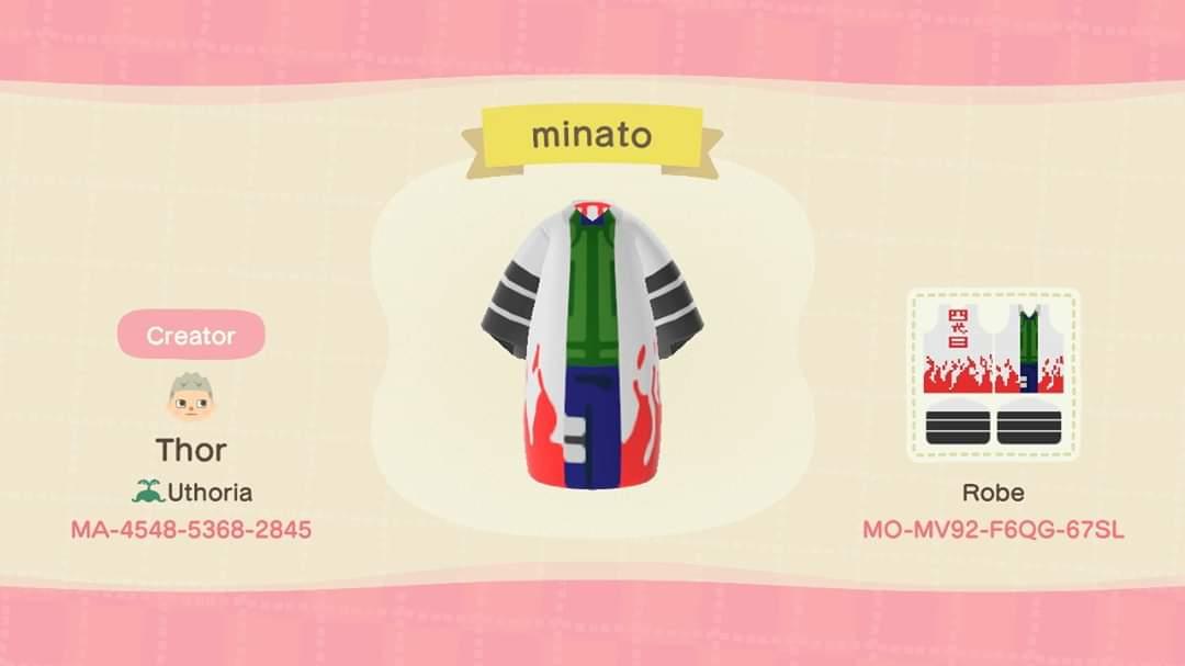 Animal Crossing Design Code: MO-MV92-F6QG-67SL Minato
