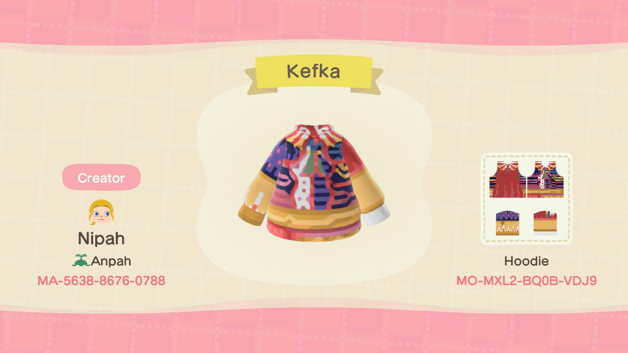Animal Crossing Design Code: MO-MXL2-BQ0B-VDJ9 Kefka
