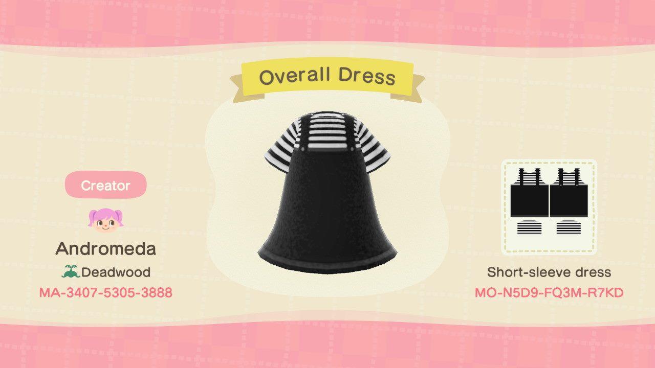 Animal Crossing Design Code: MO-N5D9-FQ3M-R7KD Overall Dress