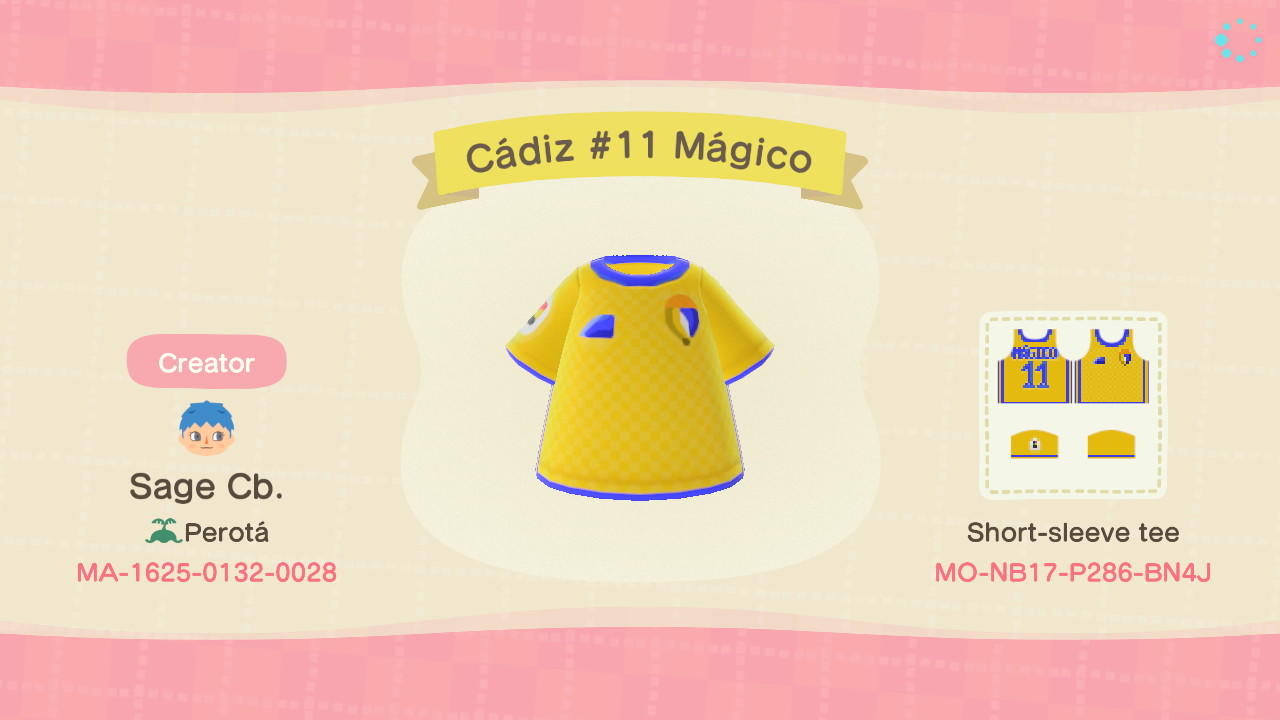 Animal Crossing Design Code: MO-NB17-P286-BN4J CÃ¡diz #11 MÃ¡gico