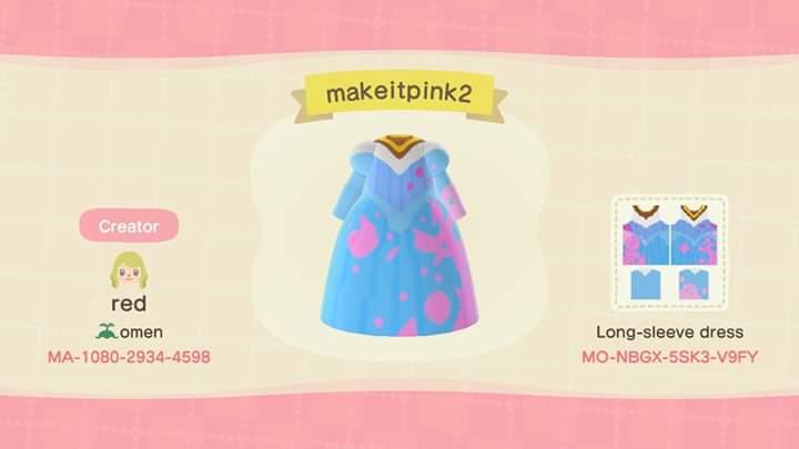 Animal Crossing Design Code: MO-NBGX-5SK3-V9FY Makeitpink2