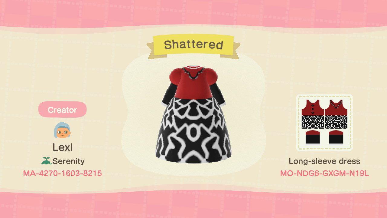 Animal Crossing Design Code: MO-NDG6-GXGM-N19L Shattered