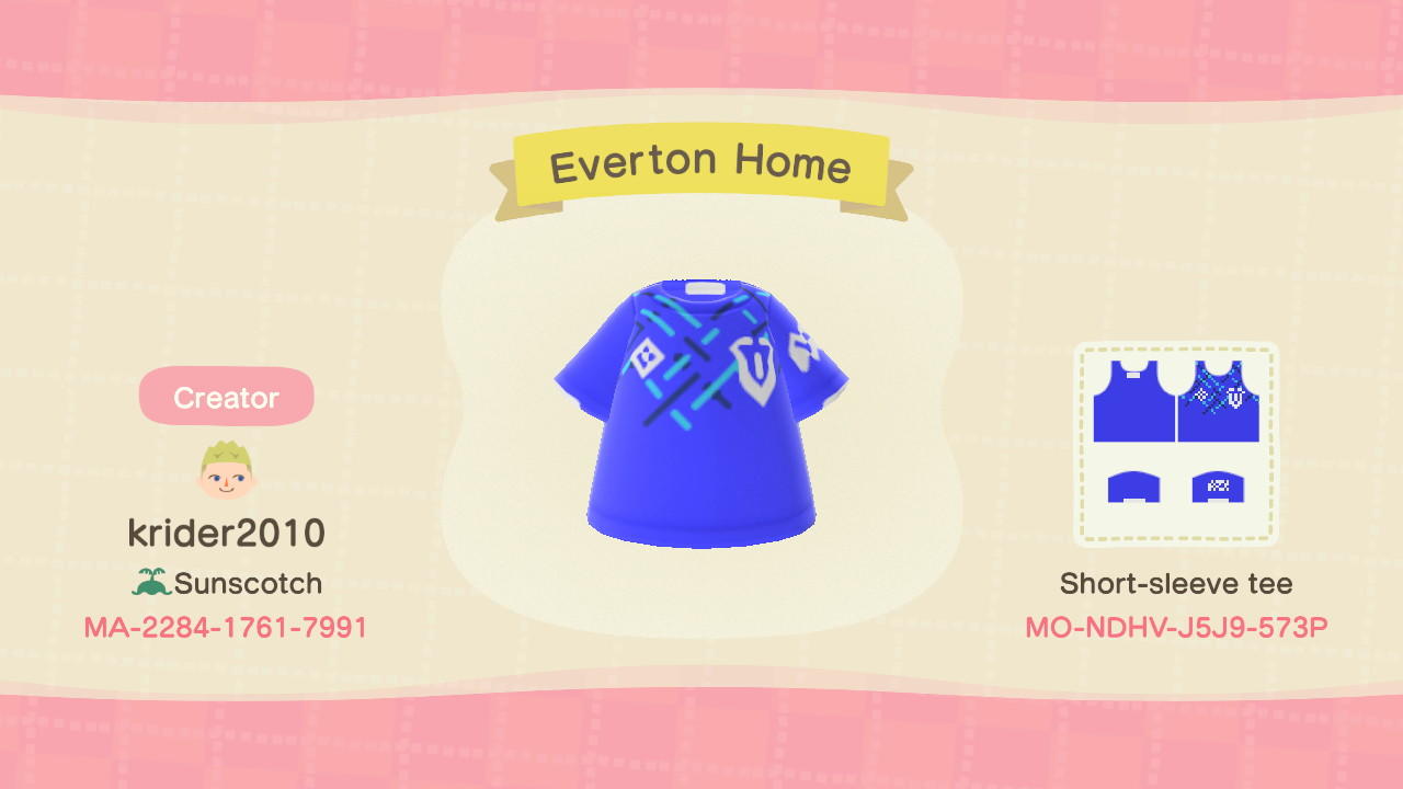 Animal Crossing Design Code: MO-NDHV-J5J9-573P Everton Home