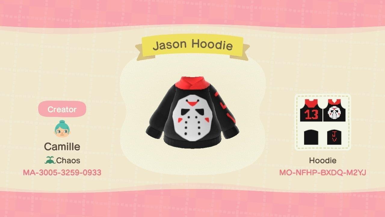 Animal Crossing Design Code: MO-NFHP-BXDQ-M2YJ Jason Voorhees