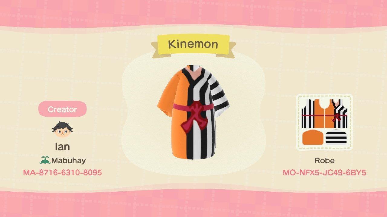 Animal Crossing Design Code: MO-NFX5-JC49-6BY5 Kinemon
