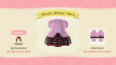 Animal Crossing Design Code: MO-NHW6-20WF-VM8W Persona 5 Haru
