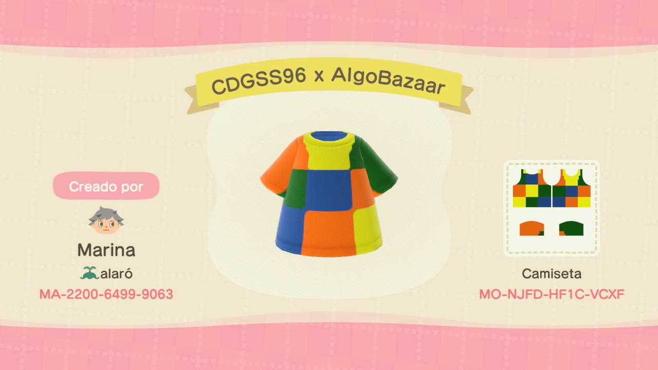 Animal Crossing Design Code: MO-NJFD-HF1C-VCXF CDGSS96 x AlgoBazaar