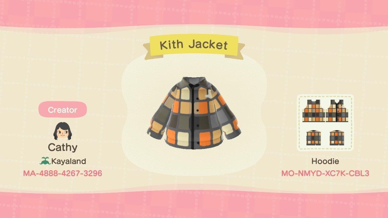 Animal Crossing Design Code: MO-NMYD-XC7K-CBL3 Kith Hoodie