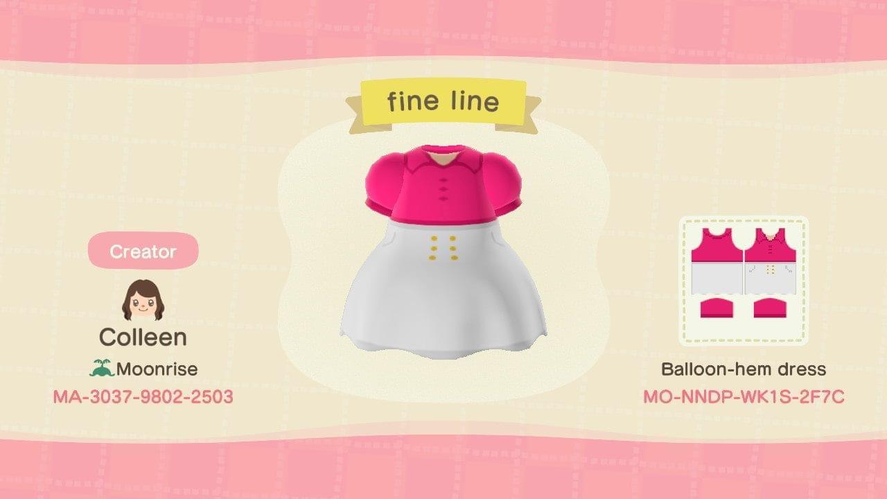 Animal Crossing Design Code: MO-NNDP-WK1S-2F7C fine line
