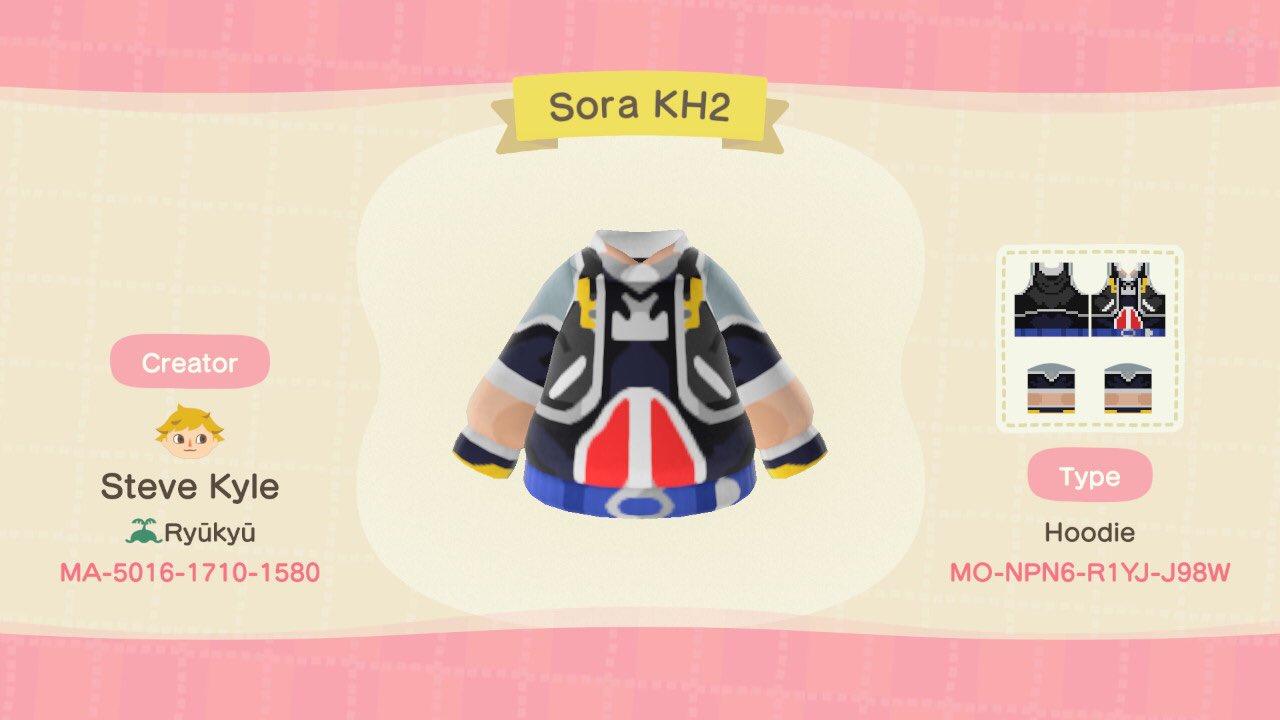 Animal Crossing Design Code: MO-NPN6-R1YJ-J98W Sora KH2