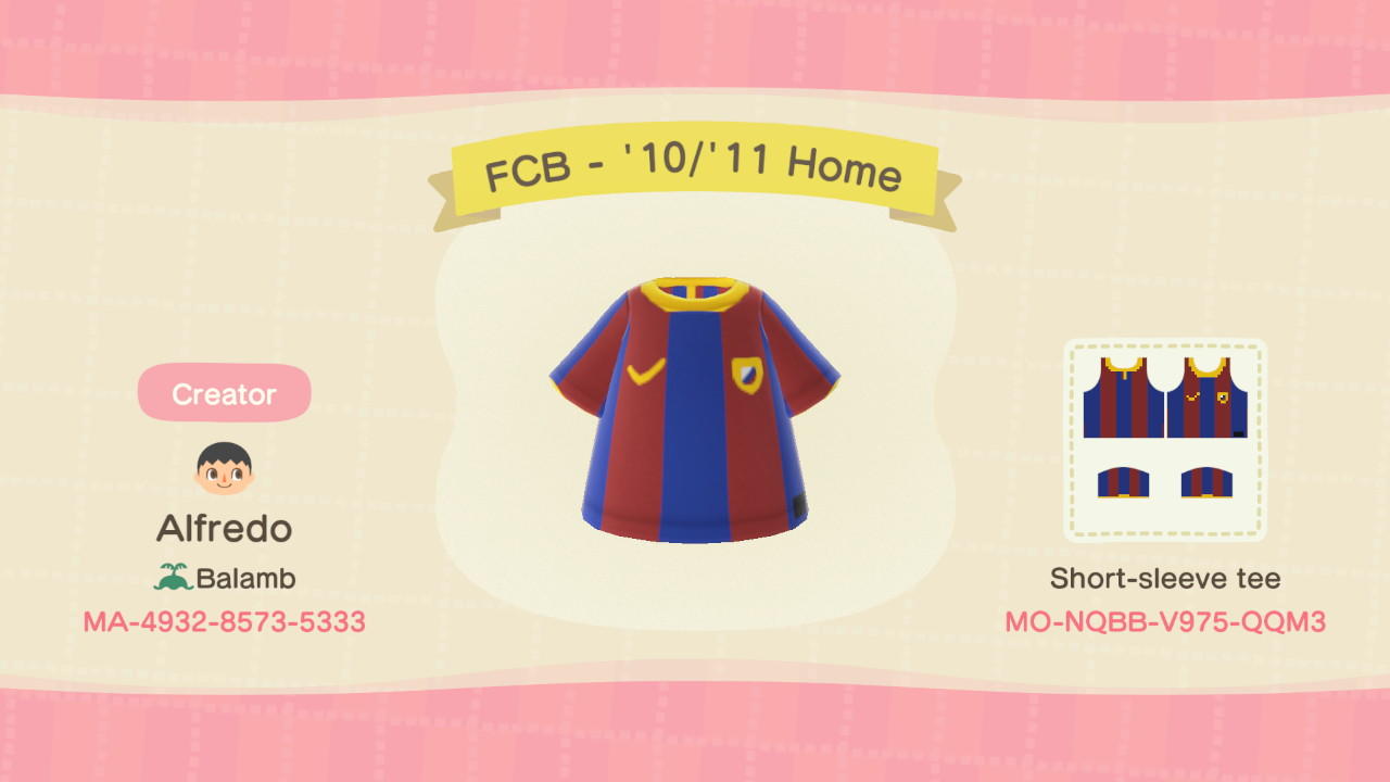 Animal Crossing Design Code: MO-NQBB-V975-QQM3 FCB - 10/11 Home
