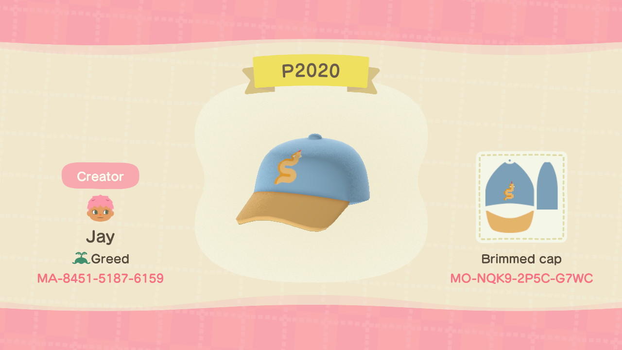 Animal Crossing Design Code: MO-NQK9-2P5C-G7WC P2020