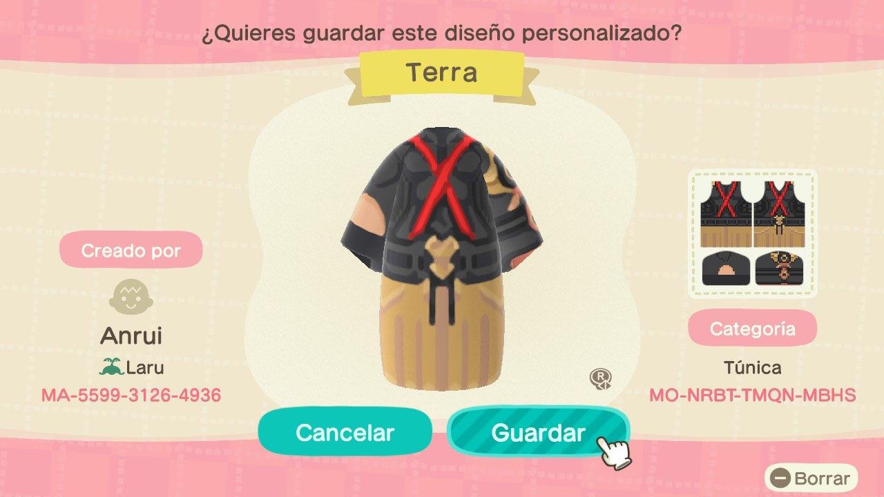 Animal Crossing Design Code: MO-NRBT-TMQN-MBHS KHBBS - Terra