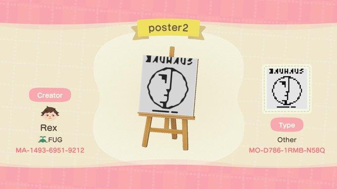 Animal Crossing Design Code: MO-O786-1RMB-N58Q BAUHAUS VOLUME ONE