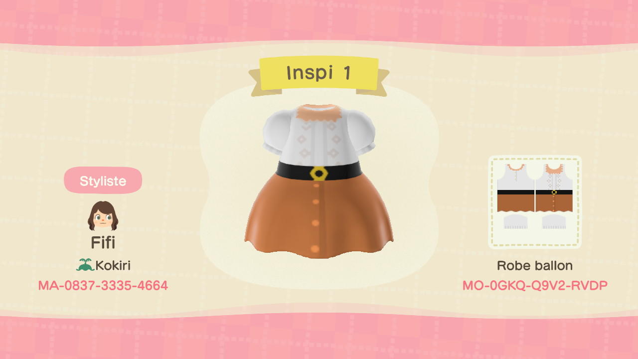 Animal Crossing Design Code: MO-OGKQ-Q9V2-RVDP Inspi 1