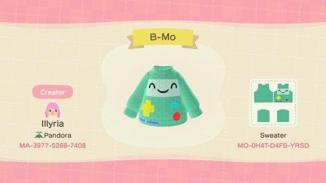 Animal Crossing Design Code: MO-OH4T-D4FS-YRSD B-Mo