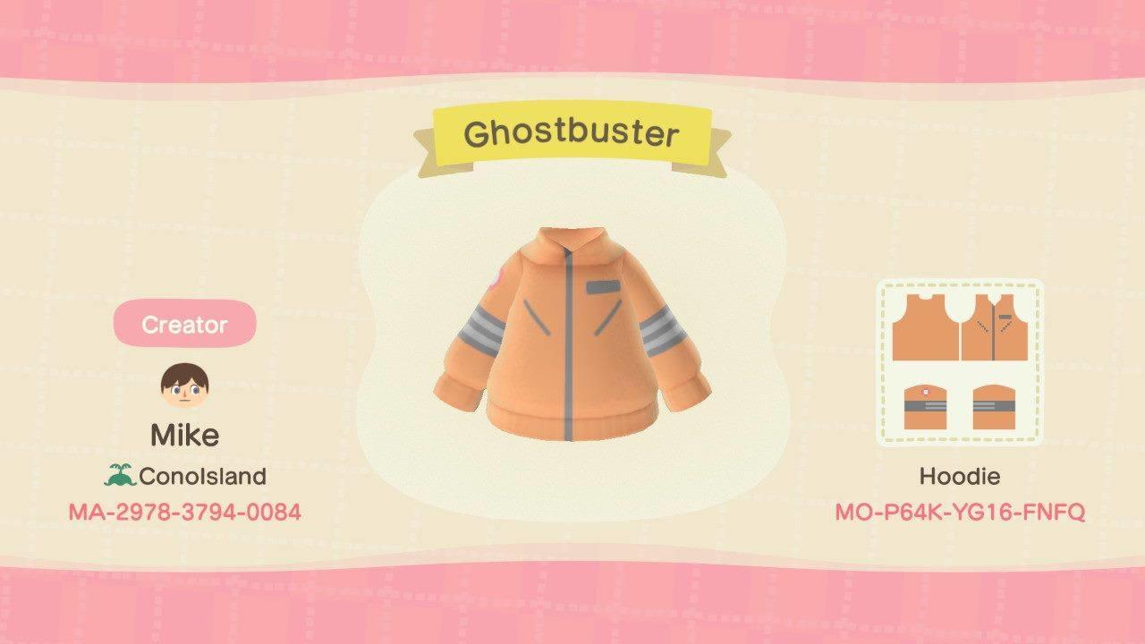Animal Crossing Design Code: MO-P64K-YG16-FNFQ Ghostbuster