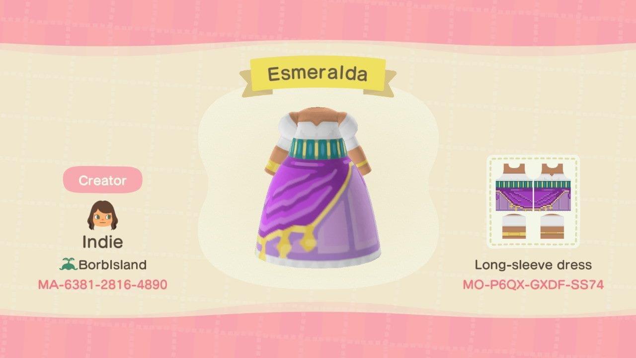 Animal Crossing Design Code: MO-P6QX-GXDF-SS74 Esmeralda