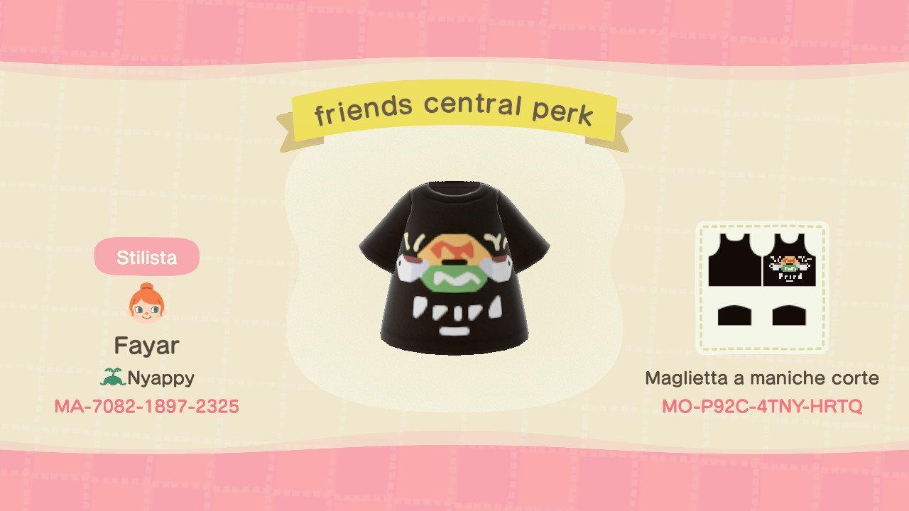 Animal Crossing Design Code: MO-P92C-4TNY-HRTQ friends central perk