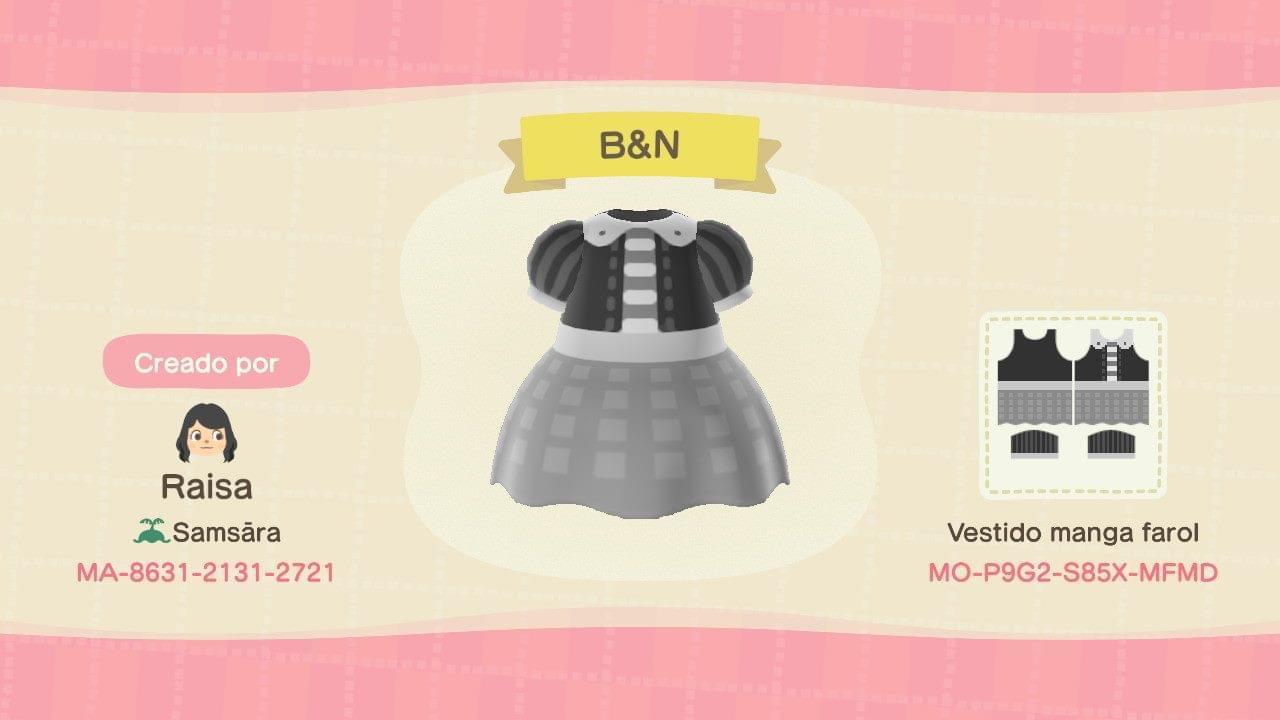 Animal Crossing Design Code: MO-P9G2-S85X-MFMD B&N