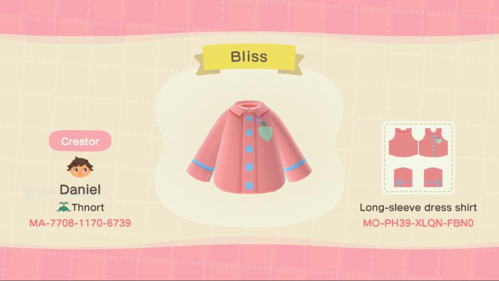 Animal Crossing Design Code: MO-PH39-XLQN-FBN0 Bliss