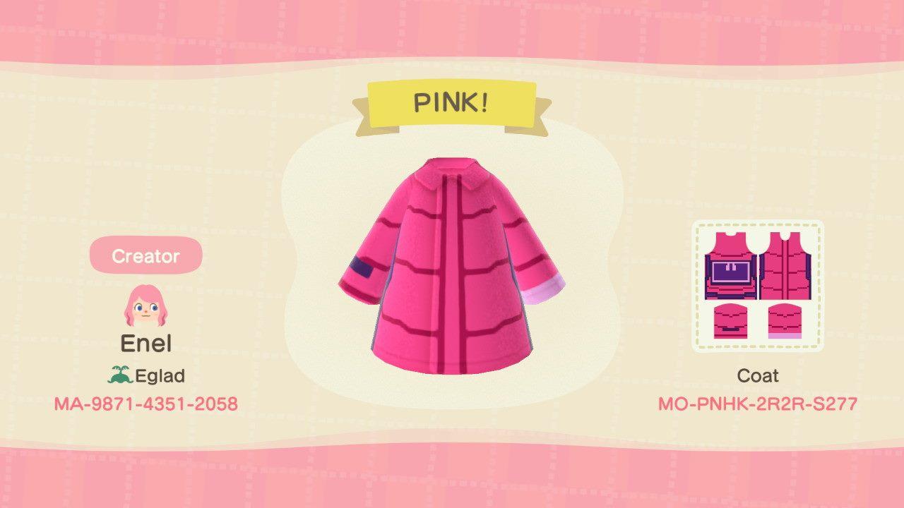 Animal Crossing Design Code: MO-PNHK-2R2R-S277 Bede Jacket