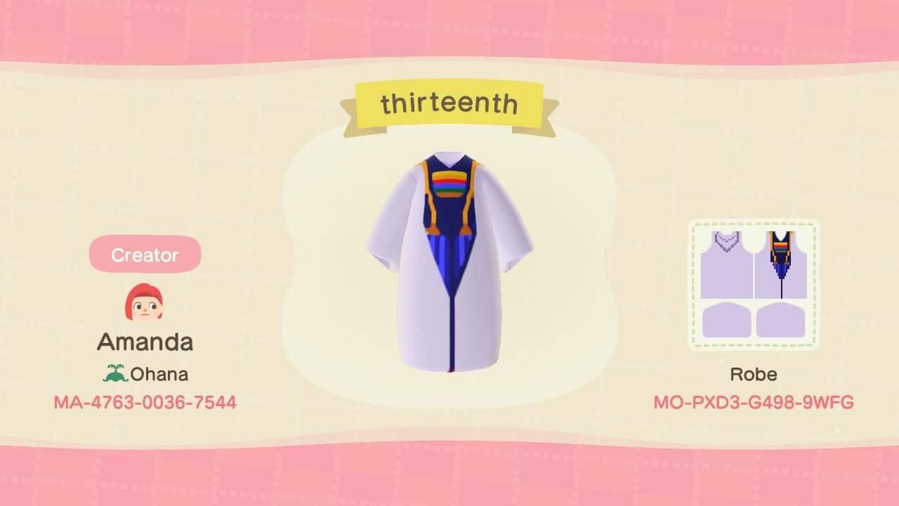 Animal Crossing Design Code: MO-PXD3-G498-9WFG thirteenth doctor