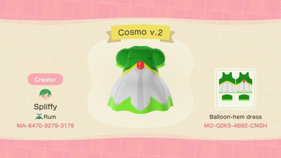 Animal Crossing Design Code: MO-Q0K5-4B92-CNGH Cosmo v.2