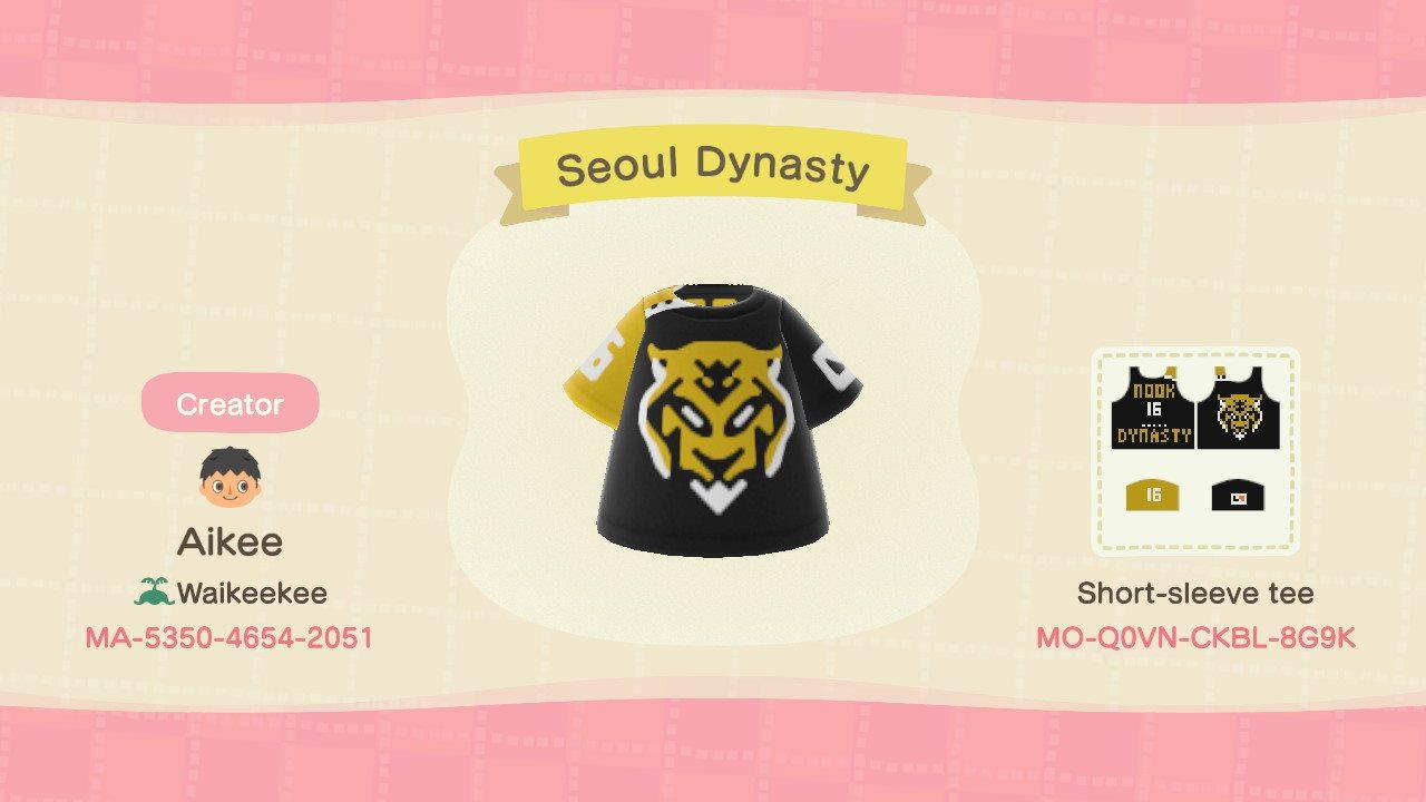 Animal Crossing Design Code: MO-Q0VN-CKBL-8G9K Seoul Dynasty