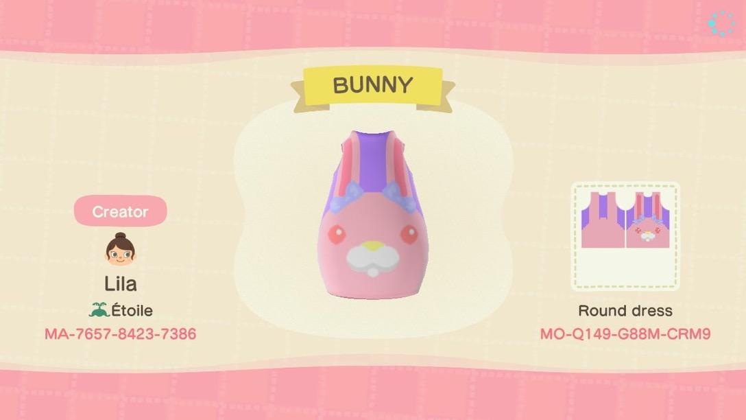 Animal Crossing Design Code: MO-Q149-G88M-CRM9 BUNNY