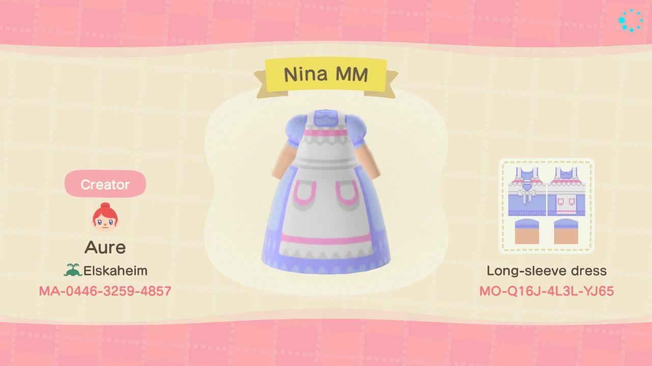 Animal Crossing Design Code: MO-Q16J-4L3L-YJ65 Nina MM