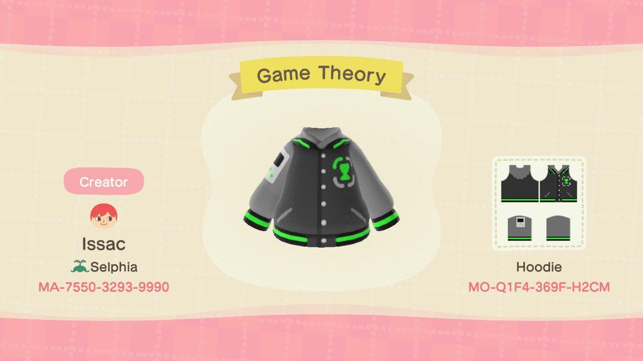 Animal Crossing Design Code: MO-Q1F4-369F-H2CM Game Theory