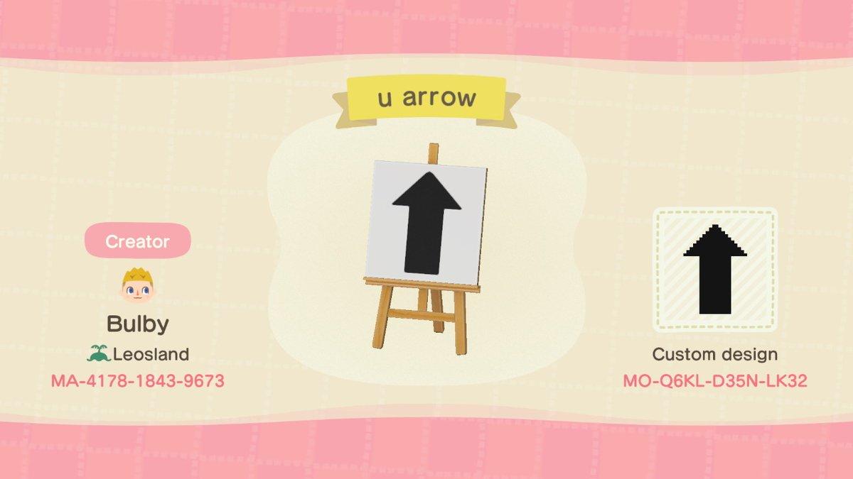 Animal Crossing Design Code: MO-Q6KL-D35N-LK32 Up Arrow