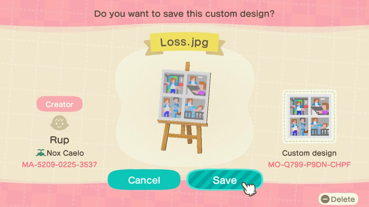 Animal Crossing Design Code: MO-Q799-P9DN-CHPF Loss.jpg
