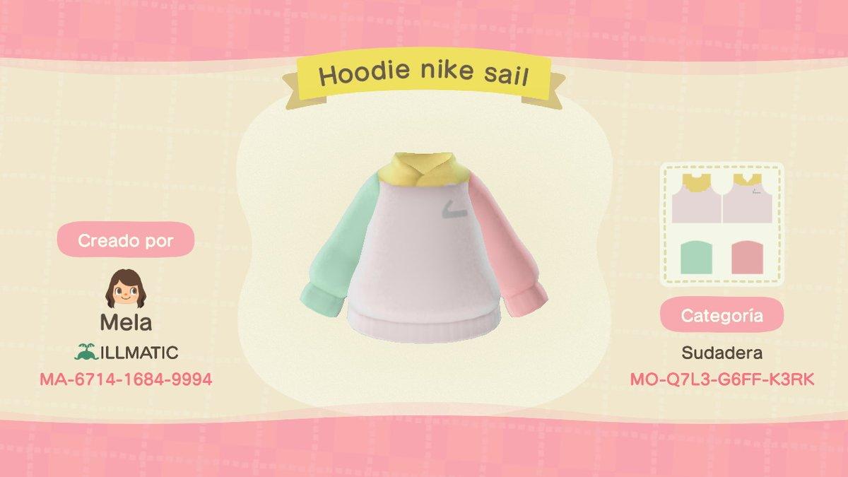 Animal Crossing Design Code: MO-Q7L3-G6FF-K3RK Hoodie nike sail
