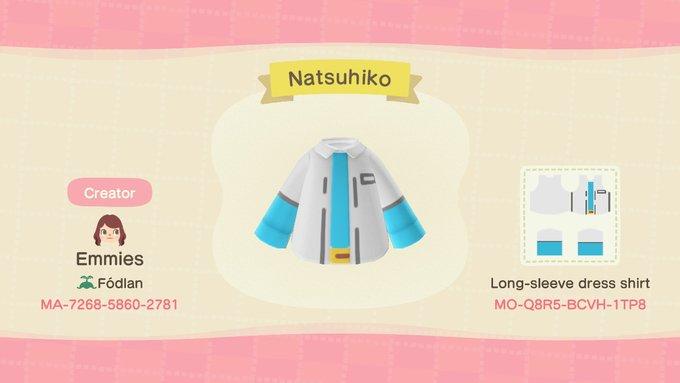 Animal Crossing Design Code: MO-Q8R5-BCVH-1TP8 Natsuhiko