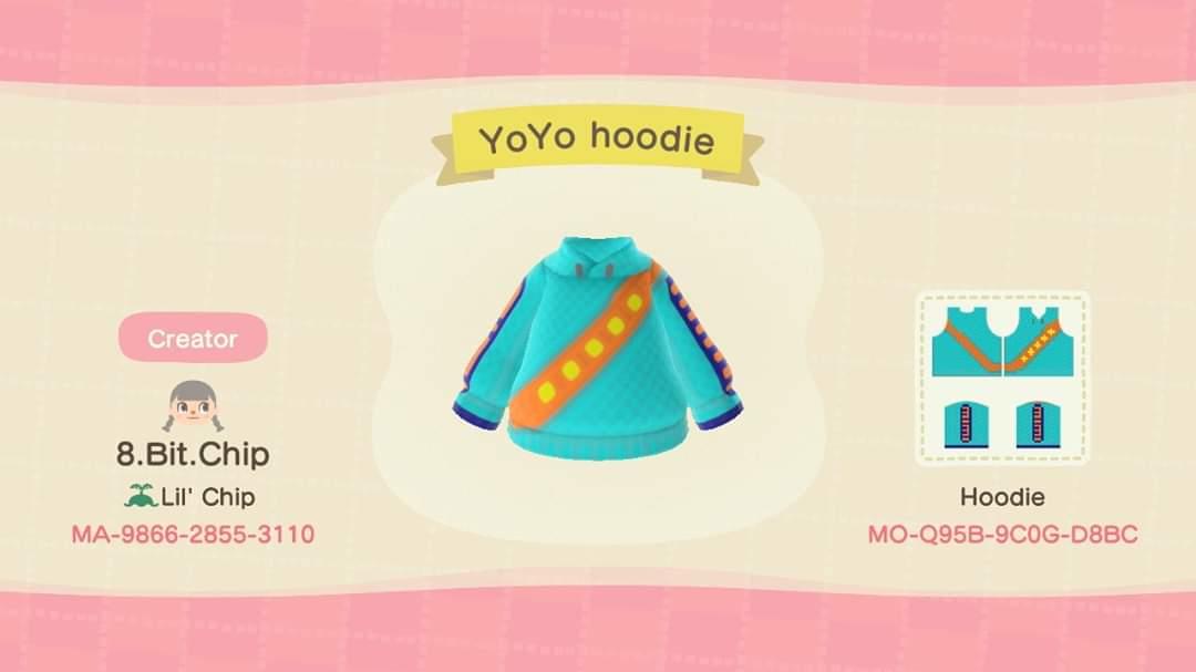 Animal Crossing Design Code: MO-Q95B-9C0G-D8BC JSRF YoYo