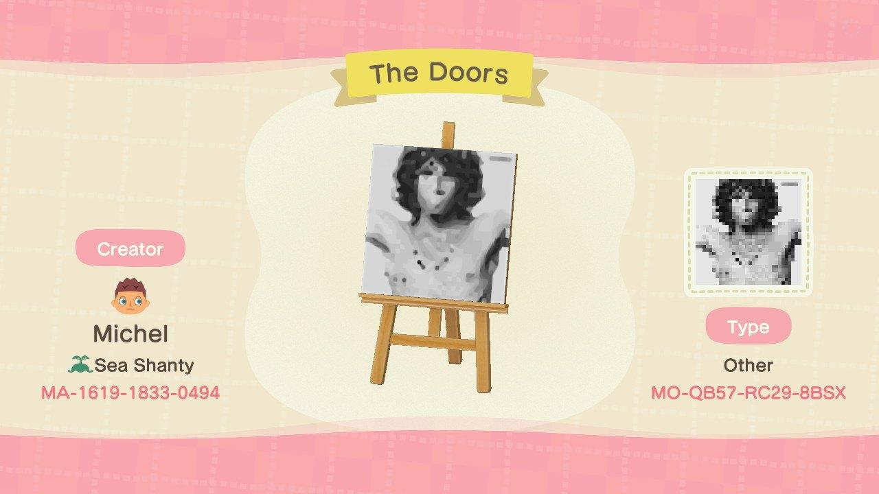 Animal Crossing Design Code: MO-QB57-RC29-8BSX The Doors