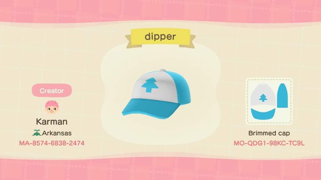 Animal Crossing Design Code: MO-QDG1-98KC-TC9L Dipper