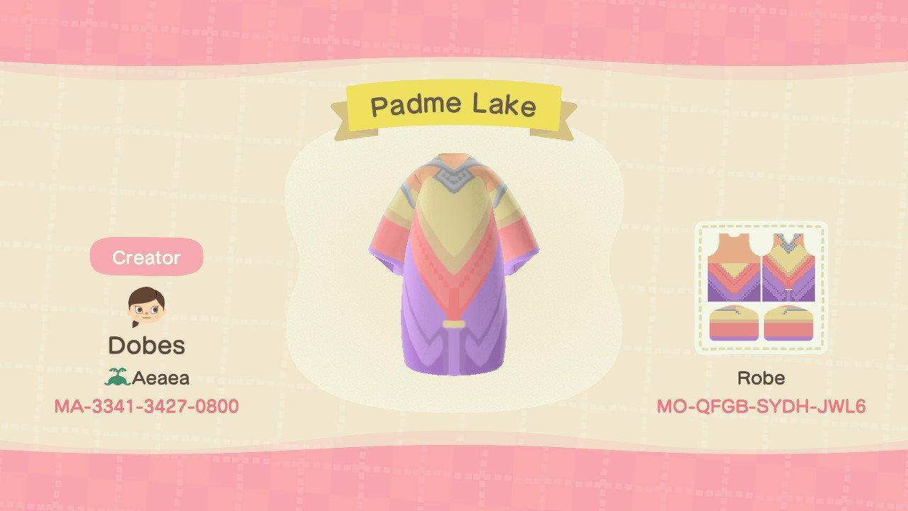 Animal Crossing Design Code: MO-QFGB-SYDH-JWL6 Padme Lake