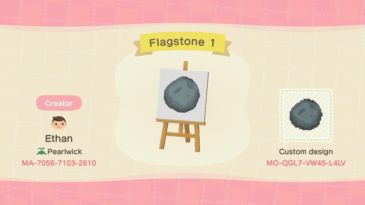 Animal Crossing Design Code: MO-QGL7-VW45-L4LV Flagstone 1