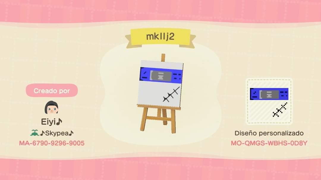 Animal Crossing Design Code: MO-QMGS-WBHS-0D8Y mkllj2