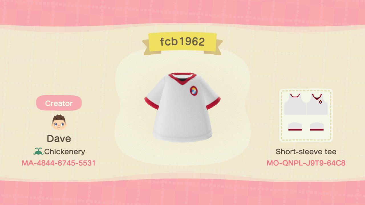 Animal Crossing Design Code: MO-QNPL-J9T9-64C8 FC Bayern 62