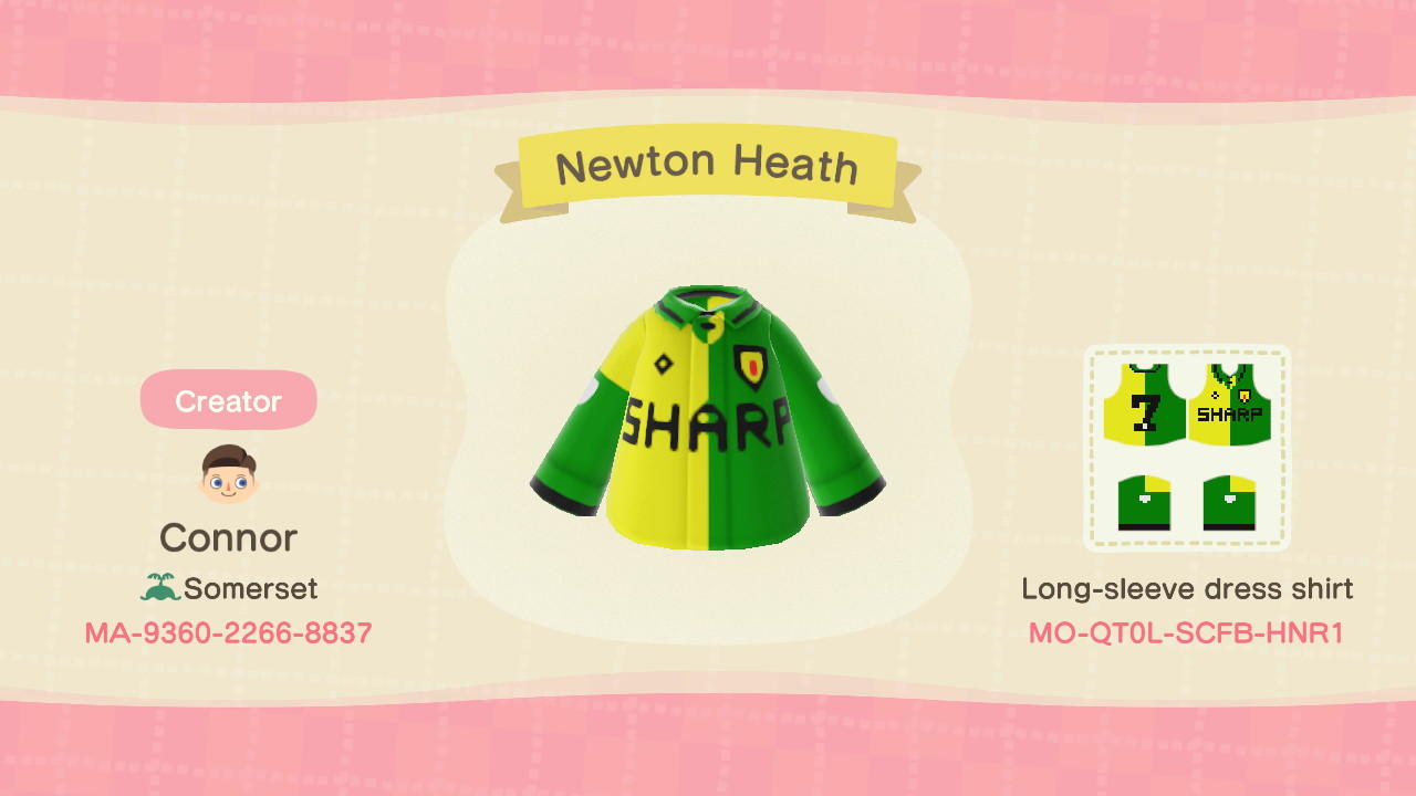 Animal Crossing Design Code: MO-QT0L-SCFB-HNR1 Newton Heath