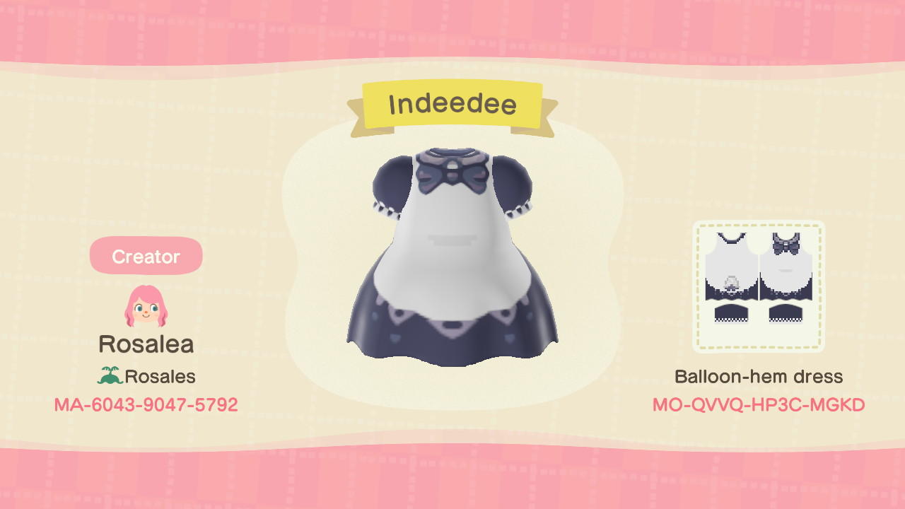 Animal Crossing Design Code: MO-QVVQ-HP3C-MGKD Indeedee