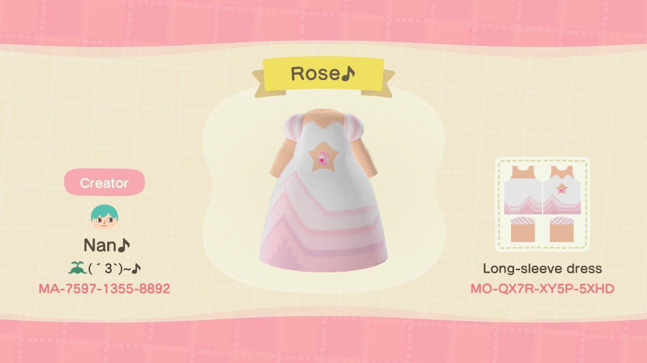 Animal Crossing Design Code: MO-QX7R-XY5P-5XHD Roseâ™ª