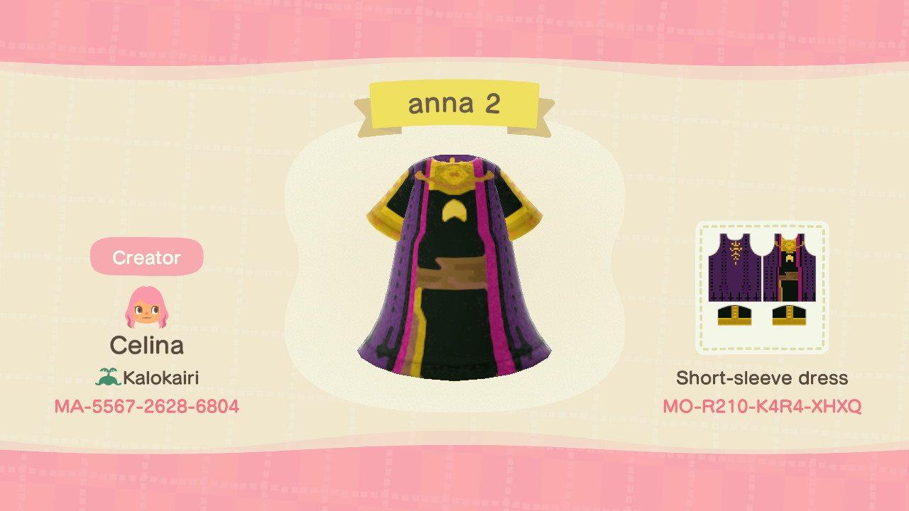 Animal Crossing Design Code: MO-R210-K4R4-XHXQ anna 2