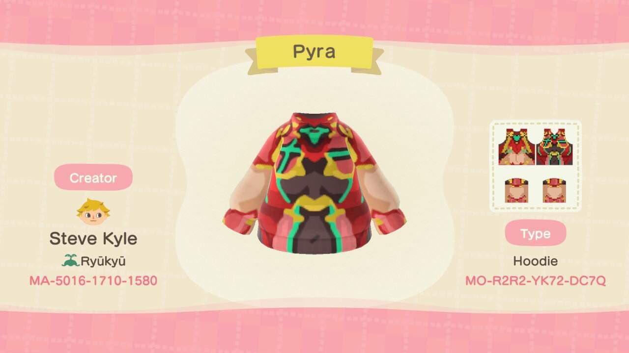 Animal Crossing Design Code: MO-R2R2-YK72-DC7Q Pyra